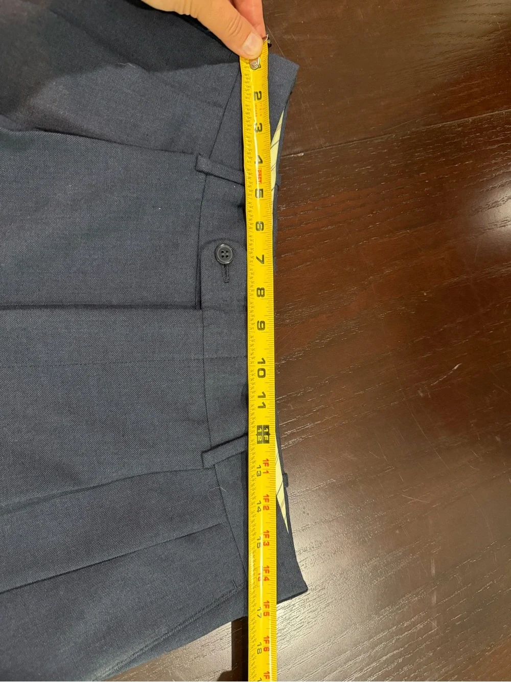 Alan Flusser Saks Fifth Avenue Suit Men 100% Wool Made in Canada Blue